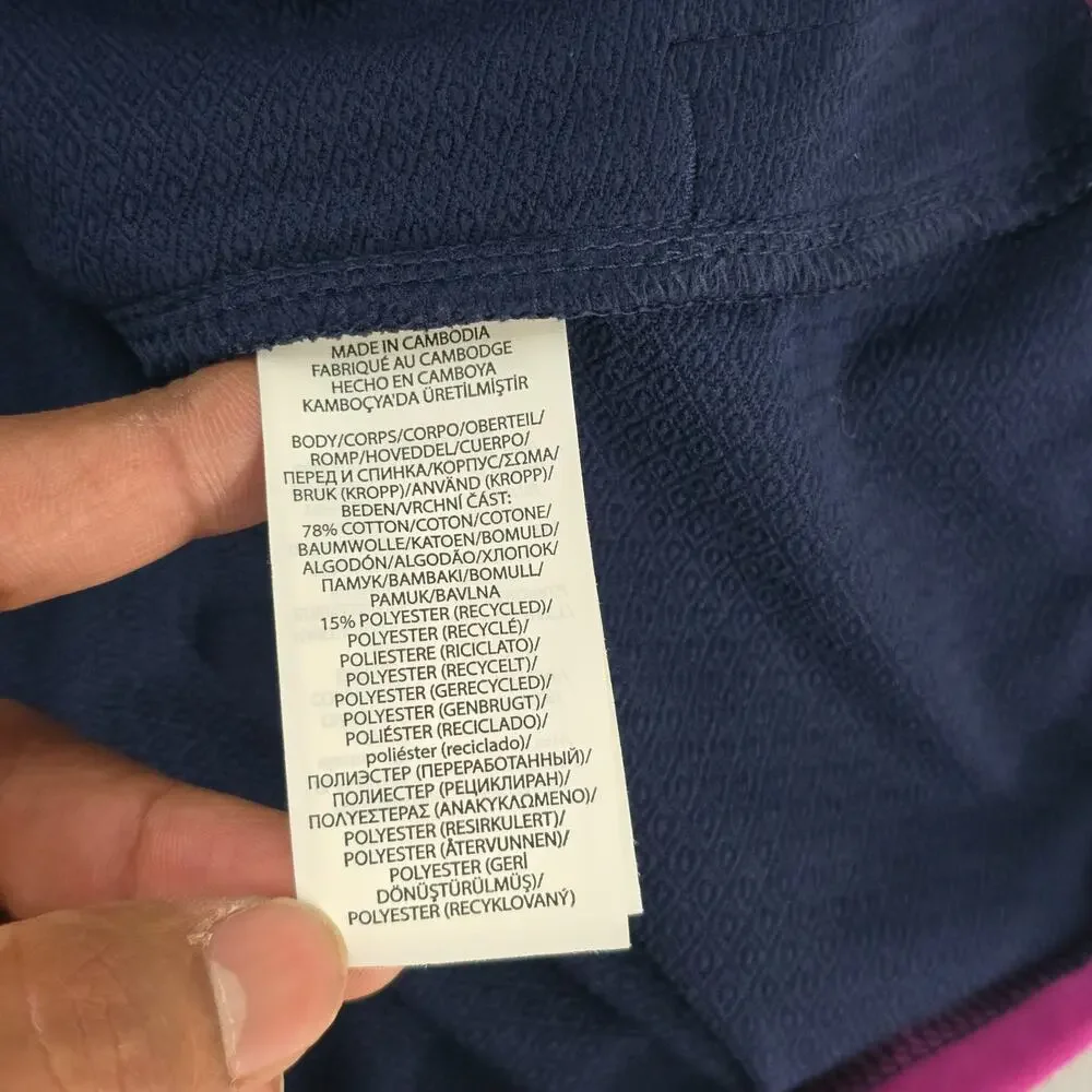 RLX Ralph Lauren Pelican Hill golf vest full zip womens blue Small 6498‎